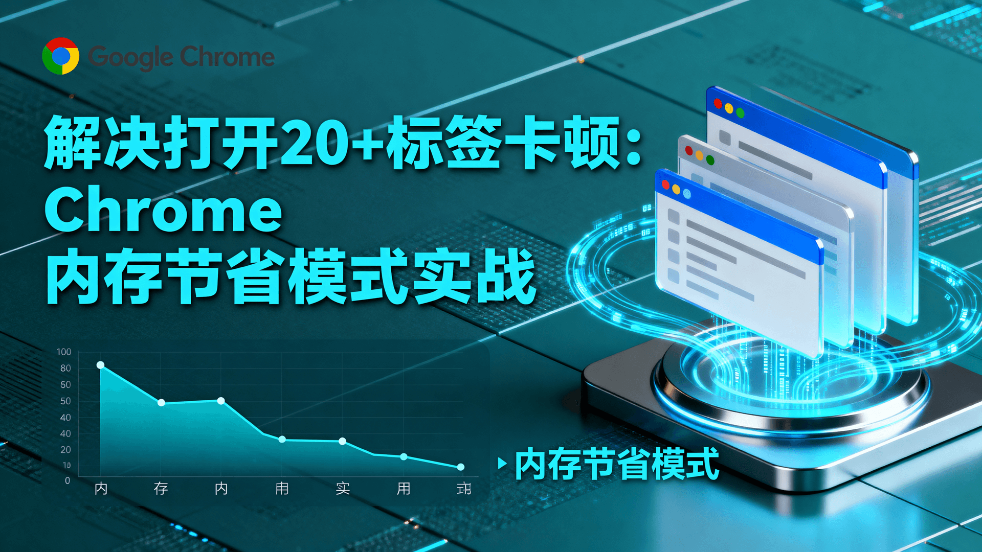 解决打开20+标签卡顿：Chrome内存节省模式实战
