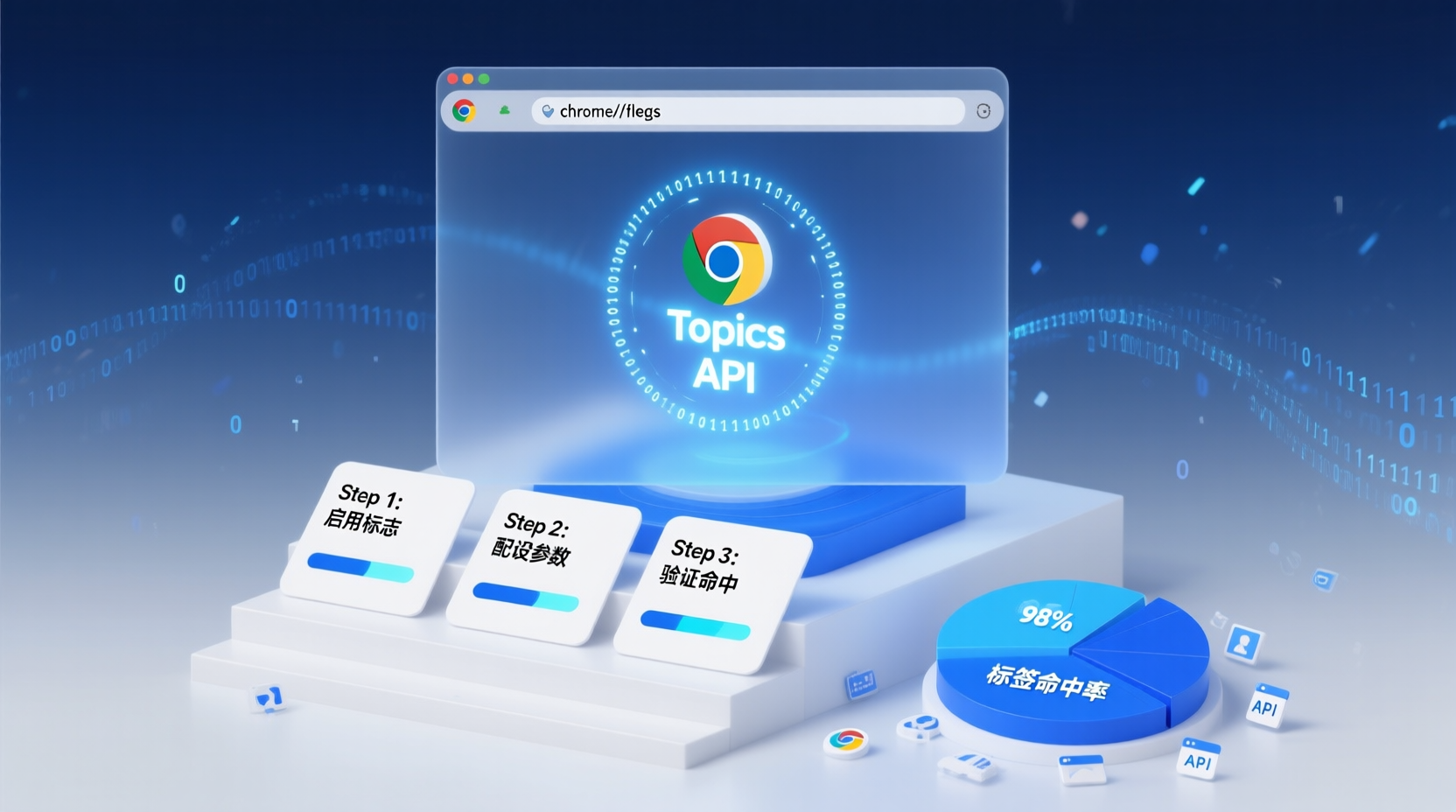 分步教程:在 Chrome 130 中启用 Topics API 并验证标签命中率